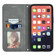 iPhone 15 Retro Skin Feel Magnetic Flip Leather Phone Case - Gray