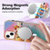 iPhone 15 Marble Pattern Dual-side IMD Magsafe TPU Phone Case - Dream Butterfly