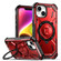 iPhone 15 Armor Series MagSafe Magnetic Holder Phone Case - Red