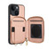 iPhone 15 Zipper Card Slot Phone Case - Pink