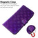 iPhone 7 / 8 Solid Color Colorful Magnetic Buckle Horizontal Flip PU Leather Case with Holder & Card Slots & Wallet & Lanyard - Purple