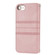 iPhone 8 / 7 / 6 Embossed Striped Magnetic Buckle Horizontal Flip Leather Case with Holder & Card Slot & Wallet & Photo Frame & Sling - Pink
