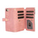 iPhone SE 2022 / 2020 / 7 / 8 Dream 9-Card Wallet Zipper Bag Leather Phone Case - Pink