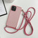 iPhone SE 2022 / 2020 / 8 / 7 Thicken Colorful TPU Phone Case with Braided Lanyard - Pink