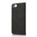 iPhone SE 2022 / 2020 Dual-color Stitching Leather Phone Case - Black Rose Gold