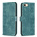 iPhone SE 2022 / 7 / 8 Plaid Embossed Leather Phone Case - Green