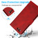 iPhone SE 2022 / SE 2020 / 8 / 7 Calf Texture 2 in 1 Detachable Magnetic Back Cover Horizontal Flip Leather Case with Holder & Card Slots & Wallet & Photo Frame - Red