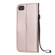 iPhone SE 2022 / SE 2020 / 8 / 7 Cat Bee Embossing Pattern Shockproof Horizontal Flip Leather Case with Holder & Card Slots & Wallet - Rose Gold