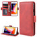 iPhone SE 2022 / SE 2020 / 8 / 7 Double Buckle Crazy Horse Business Mobile Phone Holster with Card Wallet Bracket Function - Red