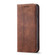 iPhone SE 2022 / SE 2020 / 8 / 7 Magnetic Dual-fold Leather Case - Coffee