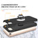 iPhone SE 2022 / SE 2020 / 8 / 7 Magnetic Ring Kickstand Shockproof Phone Case - Black