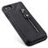 iPhone SE 2022 / SE 2020 / 8 / 7 Solid Color Double Buckle Zipper Shockproof Protective Case - Black