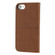 iPhone SE 2022 / SE 2020 / 8 / 7 Woven Texture Stitching Magnetic Horizontal Flip PU Leather Case with Holder & Card Slots & Wallet & Lanyard - Brown