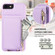 iPhone SE 2022/ 7 / 8 Crossbody Lanyard Zipper Wallet Leather Phone Case - Purple