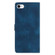iPhone SE 2022/2020 / 8 / 7 / 6 Flower Embossing Pattern Leather Phone Case - Blue