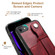 Suteni 215 Wrist Strap PU Phone Case iPhone SE 2022/SE 2020/8/7/6 - Red
