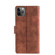 iPhone 12 Pro Max Skin Feel Crocodile Texture Magnetic Clasp Horizontal Flip PU Leather Case with Holder & Card Slots & Wallet - Brown