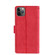 iPhone 12 Pro Max Skin Feel Crocodile Texture Magnetic Clasp Horizontal Flip PU Leather Case with Holder & Card Slots & Wallet - Red