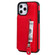 iPhone 12 Pro Max Solid Color Double Buckle Zipper Shockproof Protective Case - Red
