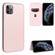 iPhone 12 Pro Max Carbon Fiber Texture Horizontal Flip TPU + PC + PU Leather Case with Card Slot - Pink