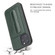 iPhone 12 Pro Max Fierre Shann Full Coverage Protective Leather Case with Holder & Card Slot - Green
