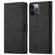 iPhone 12 Pro Max Frosted Anti-theft Brush Horizontal Flip Leather Case with Holder & Card Slots & Wallet - Black