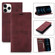 iPhone 12 Pro Max Dream Magnetic Suction Business Horizontal Flip PU Leather Case with Holder & Card Slot & Wallet - Wine Red