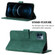 iPhone 12 Pro Max Crossbody 3D Embossed Flip Leather Phone Case - Dark Green