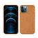 iPhone 12 Pro Max Plush Roughout PU Phone Case - Brown