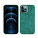 iPhone 12 Pro Max Plush Roughout PU Phone Case - Green