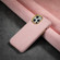 iPhone 12 Pro Max Plush Roughout PU Phone Case - Pink