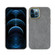iPhone 12 Pro Max Plush Roughout PU Phone Case - Grey