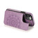 iPhone 12 Pro Max Double Buckle Mandala Pattern PU+TPU Protective Case with Card Slots & Holder & Photo Frame - Purple