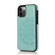 iPhone 12 Pro Max Double Buckle Mandala Pattern PU+TPU Protective Case with Card Slots & Holder & Photo Frame - Green