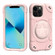 iPhone 12 Pro Max Shield PC Hybrid Silicone Phone Case - Rose Pink