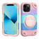 iPhone 12 Pro Max Shield PC Hybrid Silicone Phone Case - Camouflag  Pink