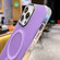 iPhone 12 Pro Max PC + TPU IMD MagSafe Magnetic Phone Case - Grey