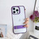 iPhone 12 Pro Max High Transparent Holder Phone Case - Purple