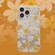 iPhone 12 Pro Max Dual-side Silver-pressed Laminating TPU Phone Case - Little Daisy