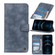iPhone 12 Pro Max Antelope Texture Magnetic Buckle Horizontal Flip PU Leather Case with Card Slots & Wallet & Holder - Blue