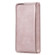 iPhone 12 Pro Max Multifunctional Magnetic Copper Buckle Horizontal Flip Solid Color Leather Case with 10 Card Slots & Wallet & Holder & Photo Frame - Rose Gold