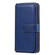 iPhone 12 Pro Max Multifunctional Magnetic Copper Buckle Horizontal Flip Solid Color Leather Case with 10 Card Slots & Wallet & Holder & Photo Frame - Dark Blue