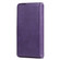 iPhone 12 Pro Max Multifunctional Magnetic Copper Buckle Horizontal Flip Solid Color Leather Case with 10 Card Slots & Wallet & Holder & Photo Frame - Purple