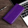 iPhone 12 Pro Max Grid Texture Magnetic PU + TPU Horizontal Flip Leather Case with Holder & Card Slot - Purple