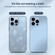 iPhone 12 Pro Max AG Frosted Tempered Glass Phone Case - Sierra Blue