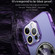 iPhone 12 Pro Max CD Texture MagSafe Magnetic Phone Case - Dark Purple