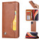 iPhone 12 Pro Max Knead Skin Texture Horizontal Flip Leather Case with Photo Frame & Holder & Card Slots & Wallet - Brown