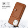 iPhone 12 Pro Max Shockproof Leather Phone Case with Card Holder - Brown