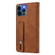 iPhone 12 Pro Max Wristband Magnetic Leather Phone Case - Brown