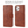 iPhone 12 Pro Max Crazy Horse Texture Detachable Magnetic Back Cover Horizontal Flip Leather Case with Holder & Card Slots & Photo Frame & Wallet - Brown